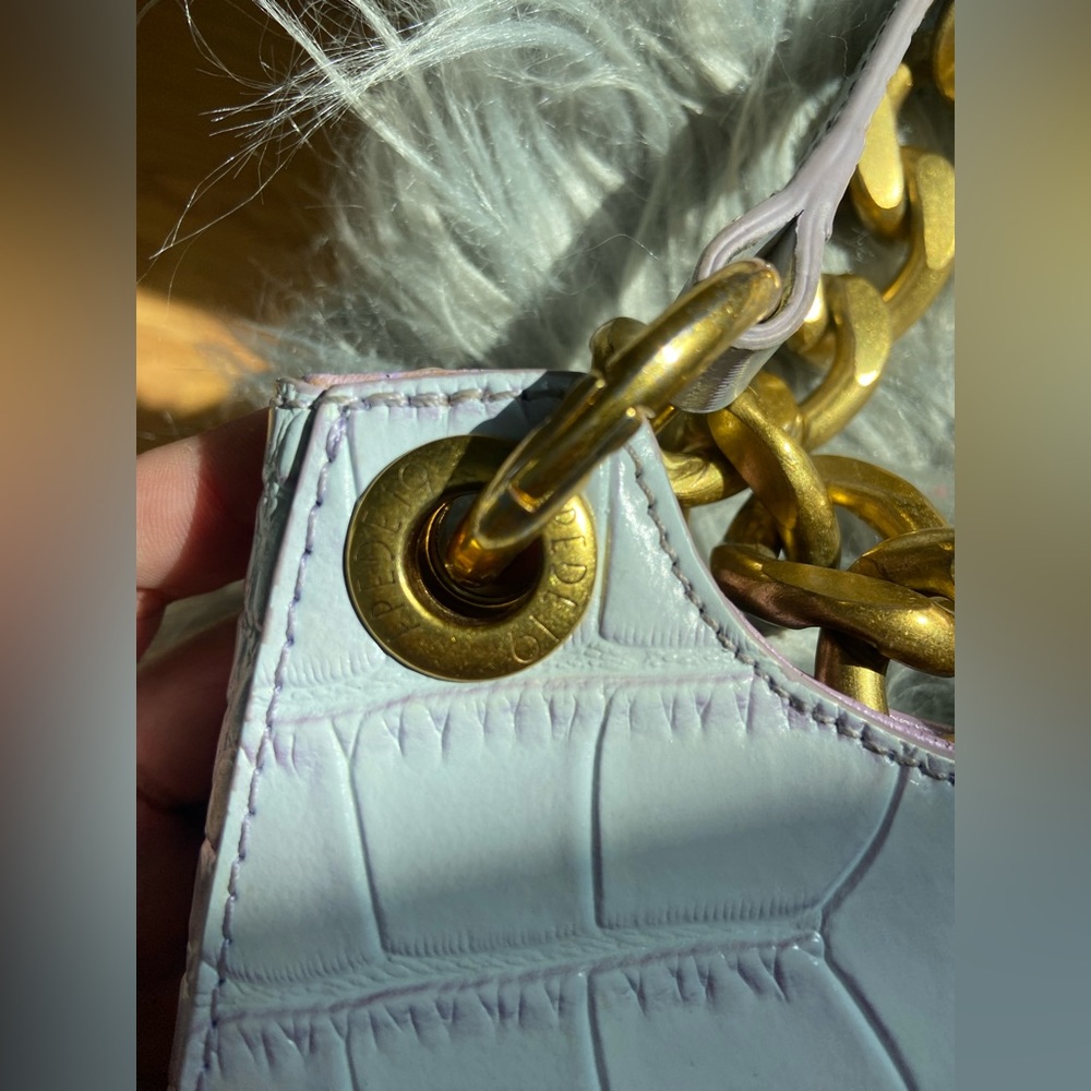 Apede Mod Purple Froggy Croc leather bag - Picture 7 of 11